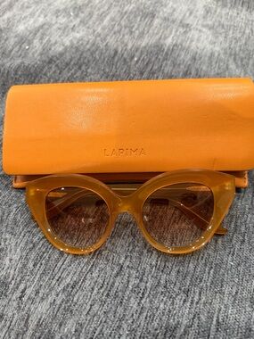 LAPIMA Manuela Amber Cat-Eye Sunglasses